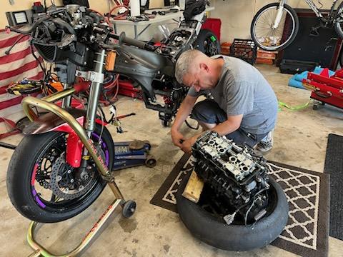 Engine removal step 1